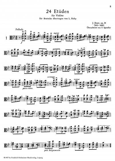 24 Etude fur Violine, op.35 (S. Raby)